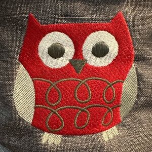 Thirty-one Oh Snap Bin - Grey w Owl Personalization